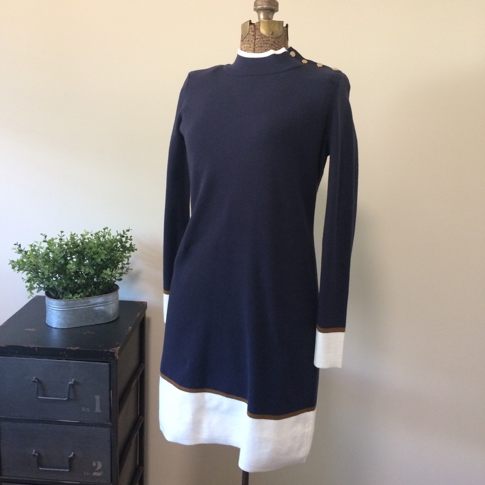 Ann Taylor Long Sleeve Sweater Dress <SP>